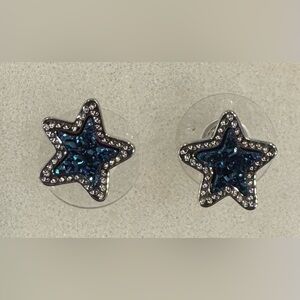 Kendra Scott - Earring Studs - Blue/Silver Star